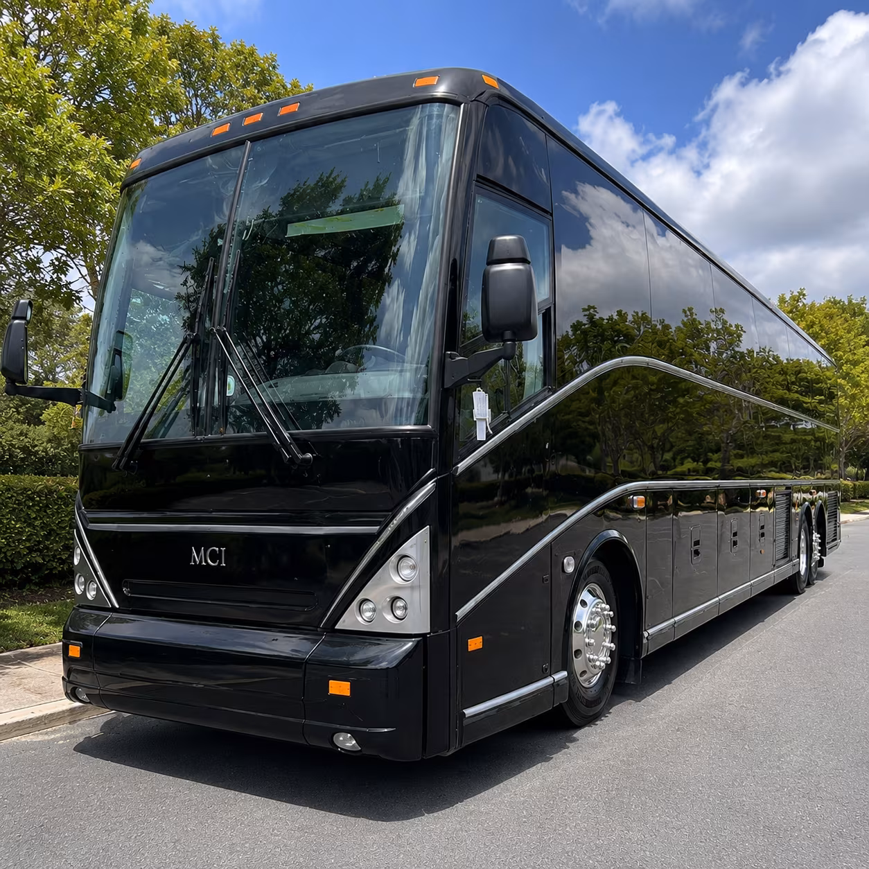 56 passenger charter bus