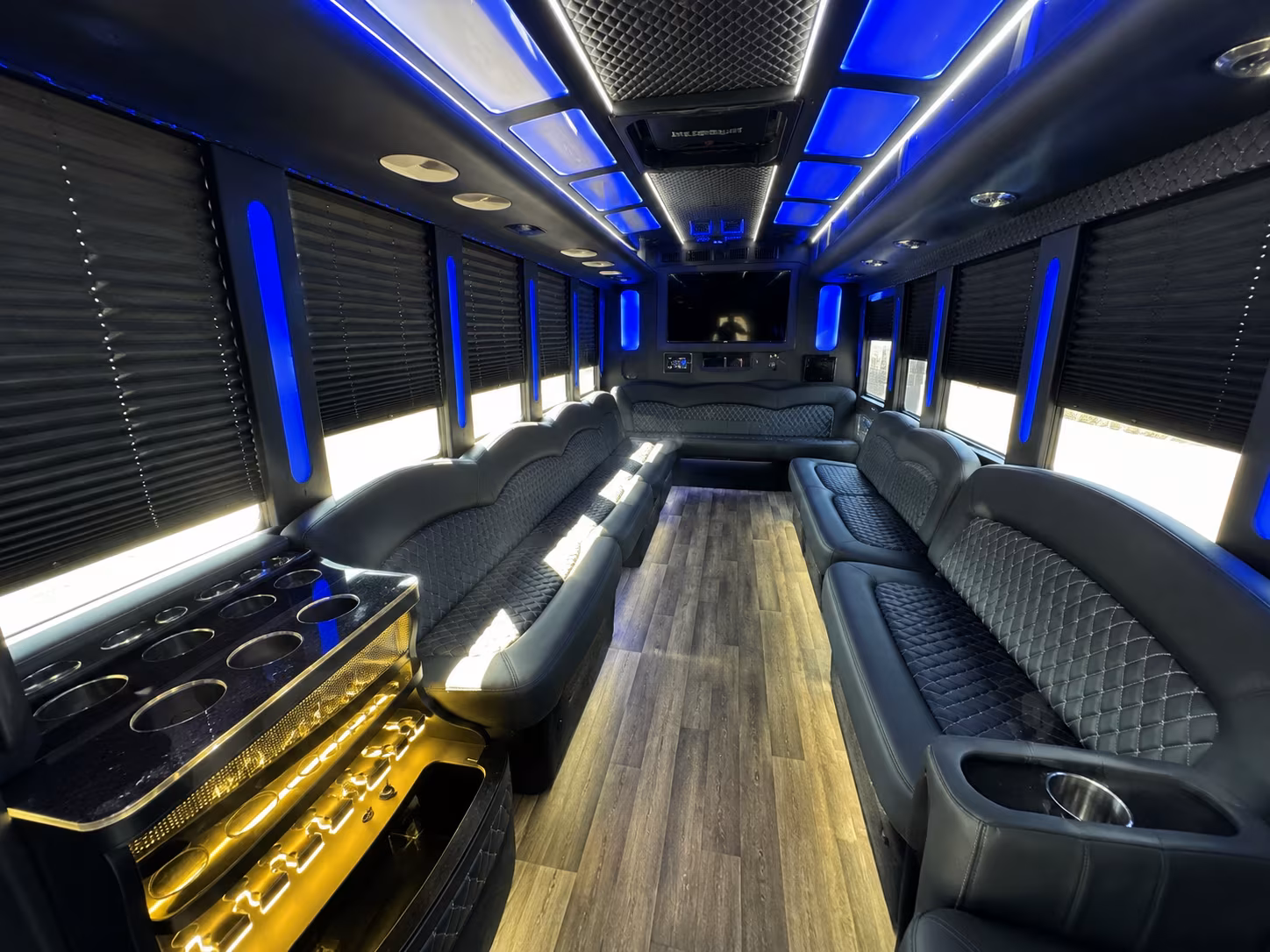downey birthday party bus rental