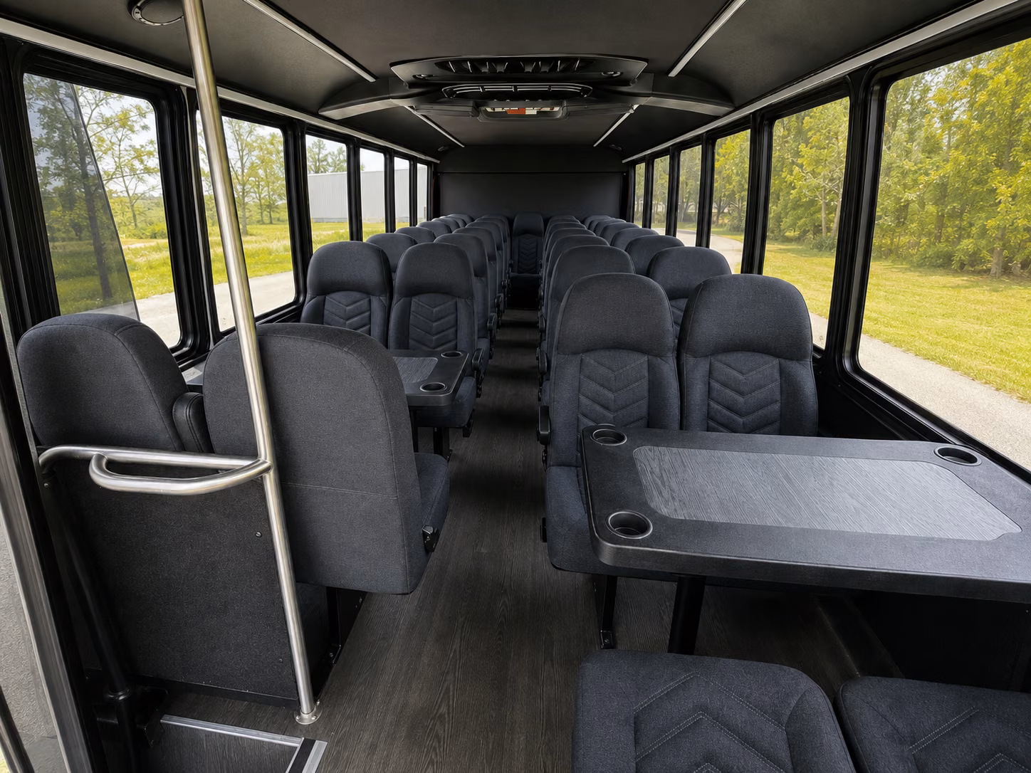 downey concert transportation onboard seating