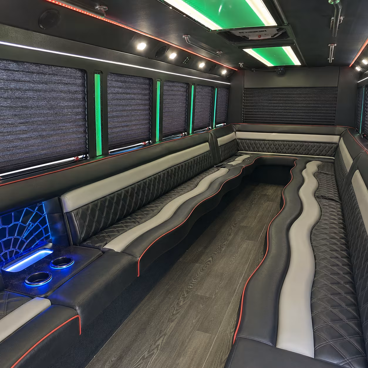 downey prom party bus rental