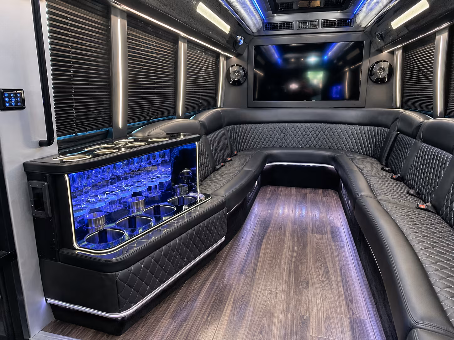 downey sporting event party bus rental