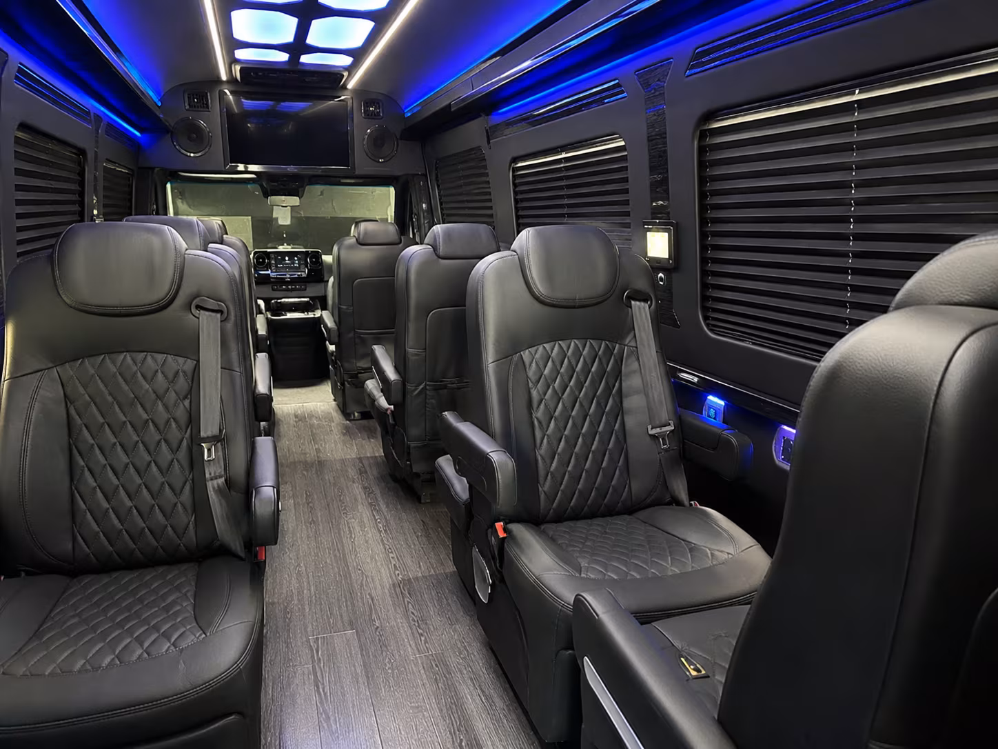 downey sporting event transportation onboard seating