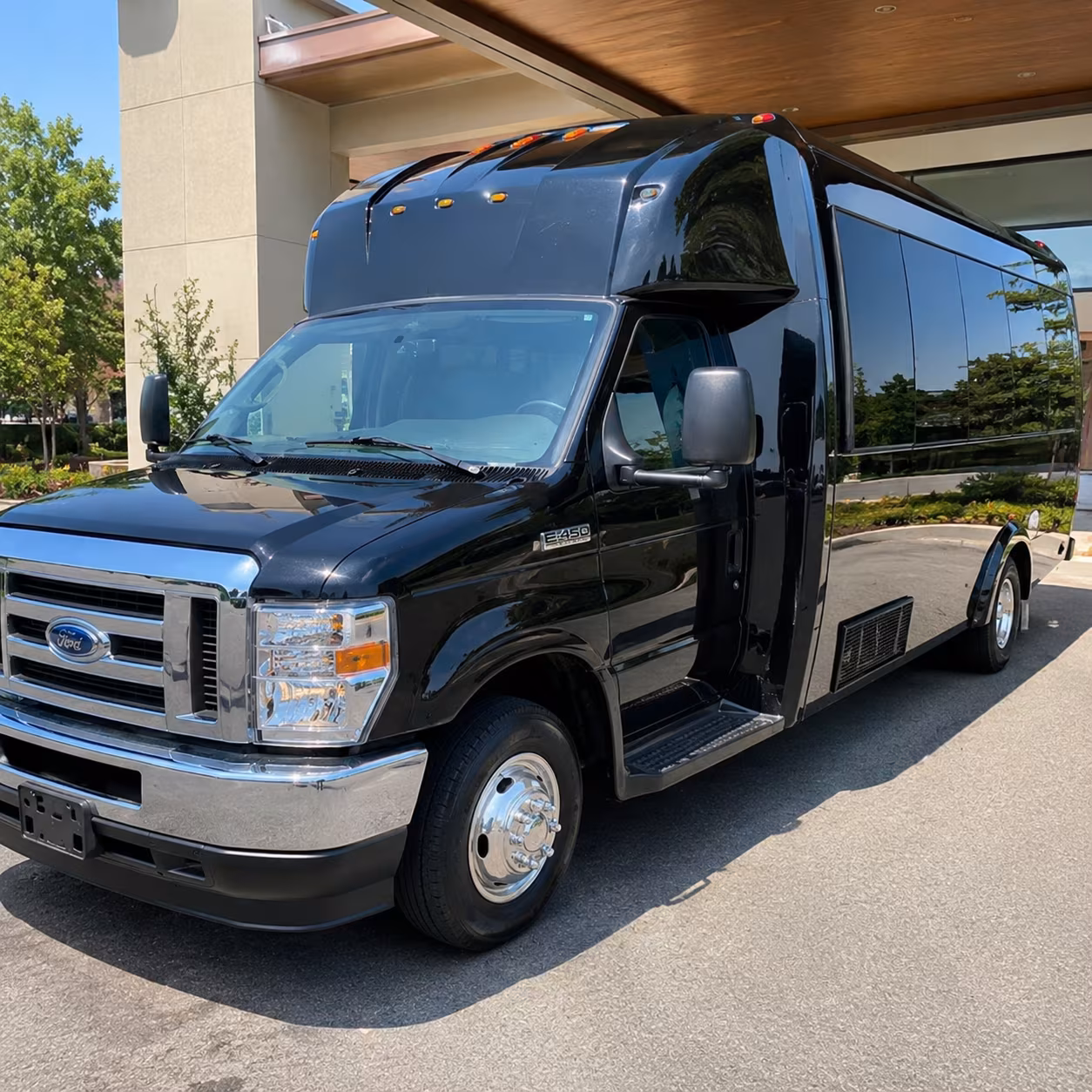 downey wedding party bus rental