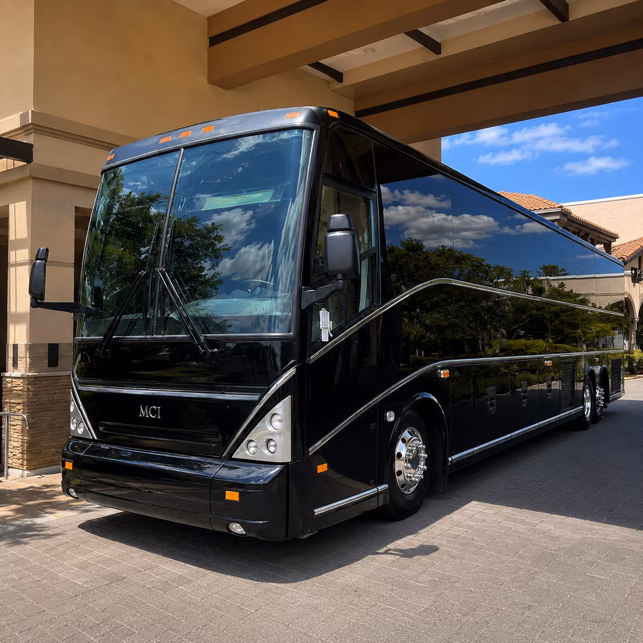 off site meeting and team event buses for downey companies