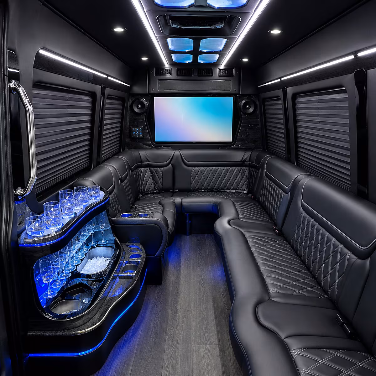 party bus interior