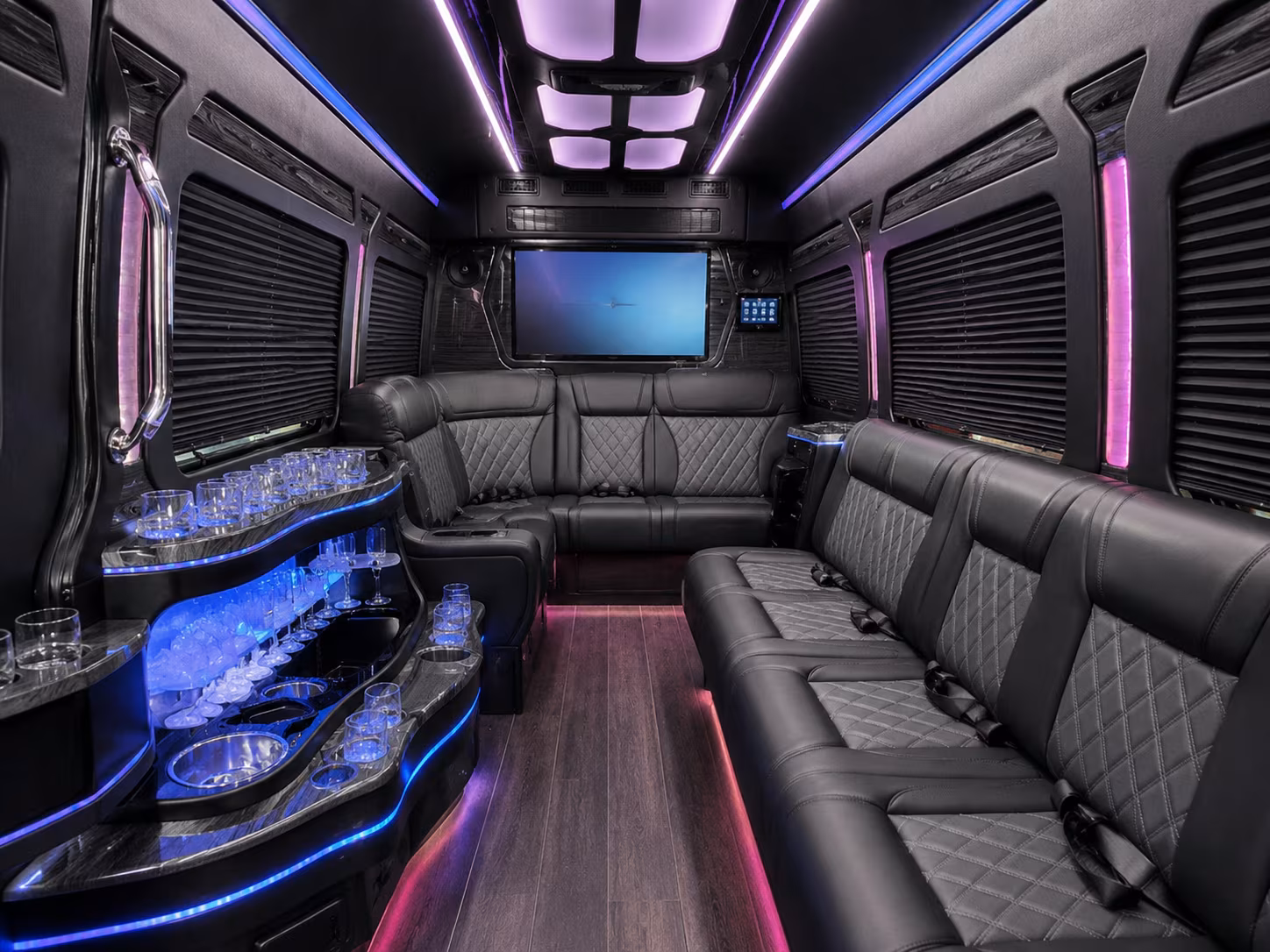prom and homecoming buses for downey high warren and columbus